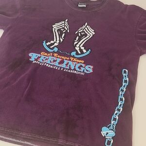 Broken Promises Purple Tie Dye T-Shirt